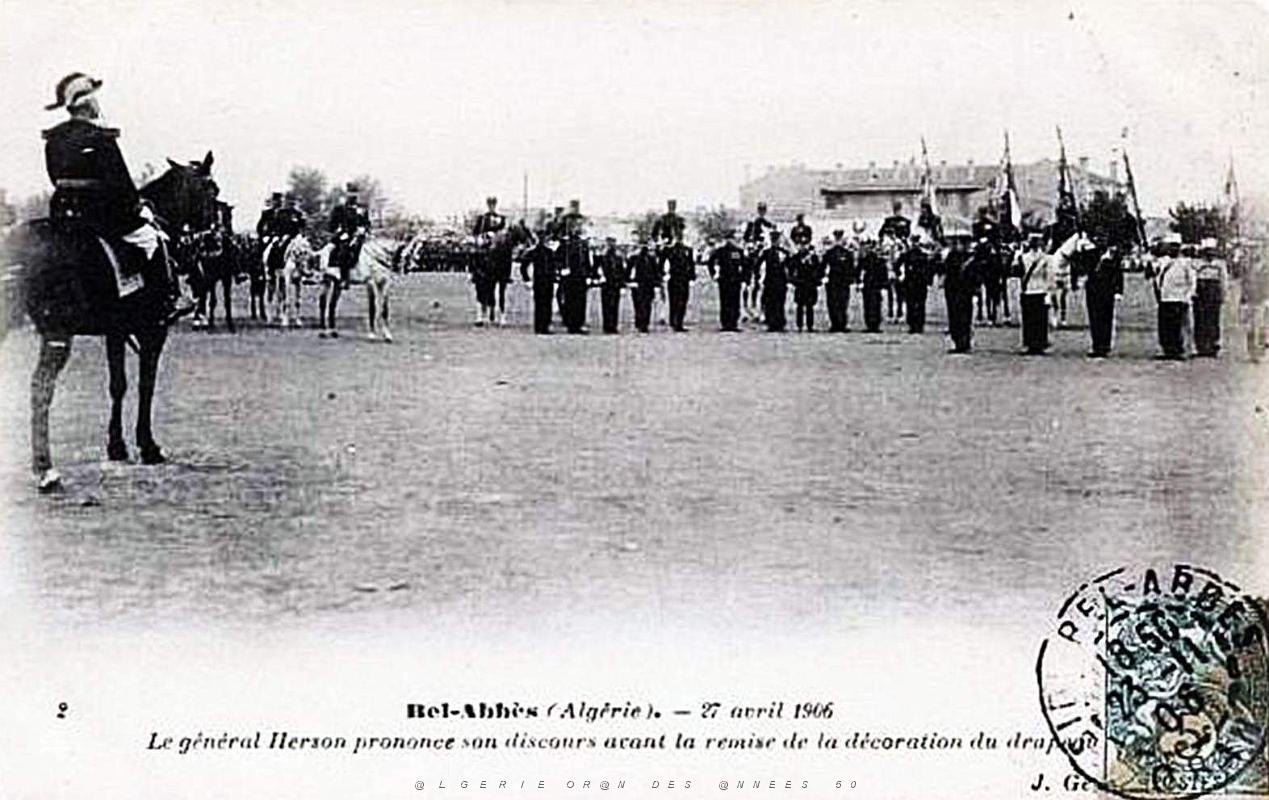 Sidi-bel-abbes- Cavalcade depart Legion au Tonkin -04.jpg